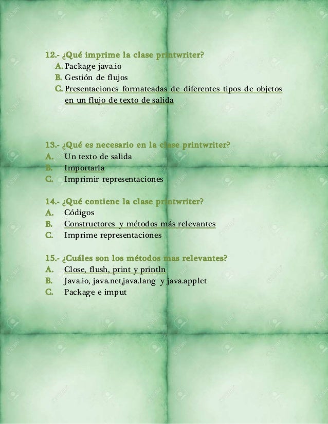 preguntas sobre java preguntas sobre lenguaje java preguntas sobre java preguntas sobre lenguaje java