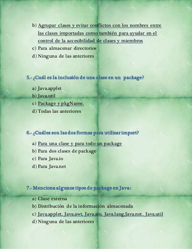 preguntas sobre java preguntas sobre lenguaje java preguntas sobre java preguntas sobre lenguaje java