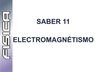 SABER 11
ELECTROMAGNÉTISMO
 