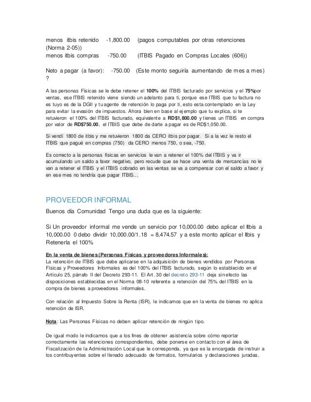Preguntas y respuestas dgii