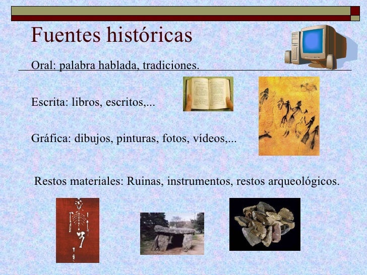 Resultado de imagen de imAGEN fuentes históricas