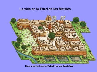 La vida en la Edad de los Metales Una ciudad en la Edad de los Metales  