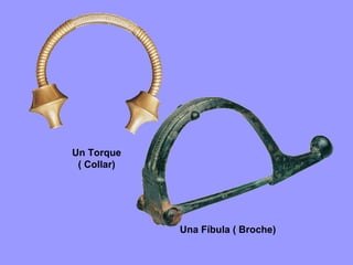 Una Fíbula ( Broche) Un Torque ( Collar) 