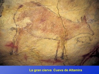La gran cierva Cueva de Altamira
 