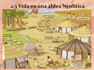 2.3 Vida en una aldea Neolítica
 