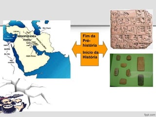 Fim da
Pré-
história
Início da
História
 