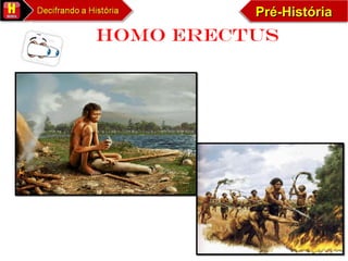 Pré-HistóriaPré-HistóriaPré-HistóriaPré-História
HOMO ERECTUS
 