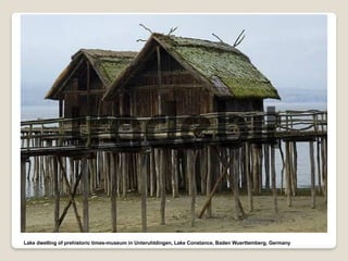 Lake dwelling of prehistoric times-museum in Unteruhldingen, Lake Constance, Baden Wuerttemberg, Germany
 