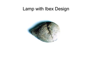 Lamp with Ibex Design

 