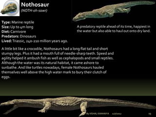 Prehistoric creatures by VK9 | PPTX