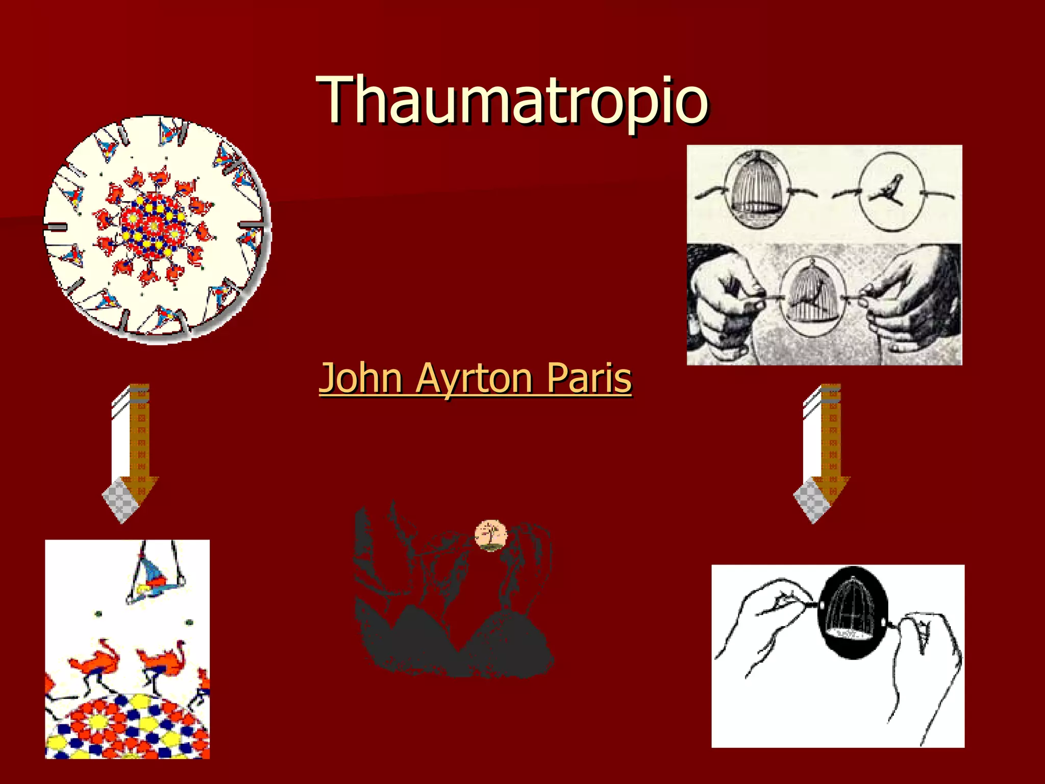 Thaumatropio John Ayrton Paris