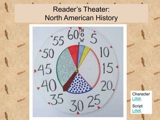 Reader’s Theater:
North American History
Character
LINK
Script
LINK
 