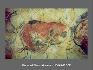Wounded Bison, Altamira, c. 15-10,000 BCE