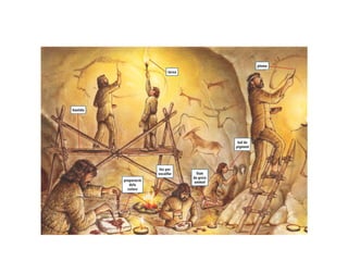 Escena de pintura rupestre
09
 