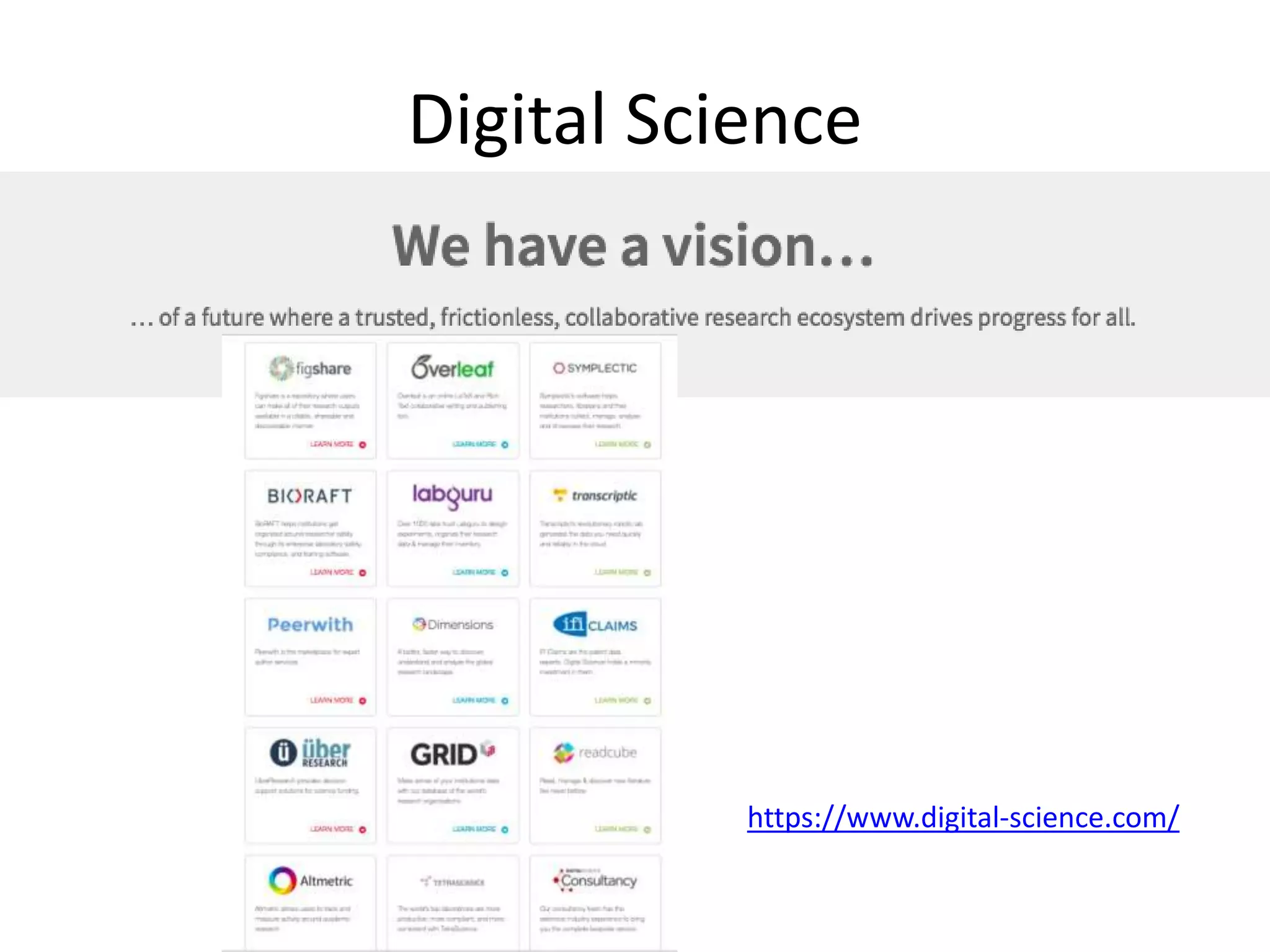 Digital Science
https://www.digital-science.com/
 