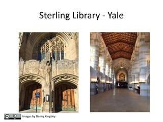 Sterling Library - Yale
Images by Danny Kingsley
 