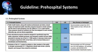 GuidelinesGuideline: Prehospital Systems
 