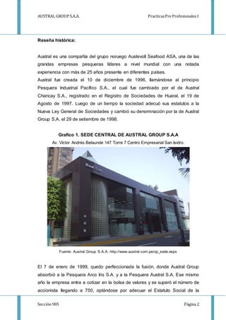 Compania Austral Austral Group | DOCX