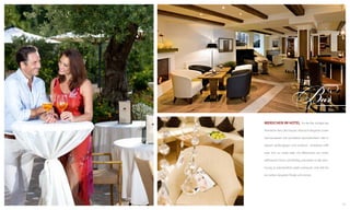 Bar
Menschen im Hotel An der Bar schlägt das
heimliche Herz des Hauses. Klassisch elegante Linien
harmonisieren mit mondäner Gemütlichkeit. Hier in
diesem großzügigen und schönen Ambiente trifft
man sich zu zweit oder mit Bekannten auf einen
raffinierten Drink. Leichtfüßig und heiter ist die Stimmung, 3x wöchentlich spielt Livemusik. Und Zeit für
ein nettes Gespräch findet sich immer.

13

 