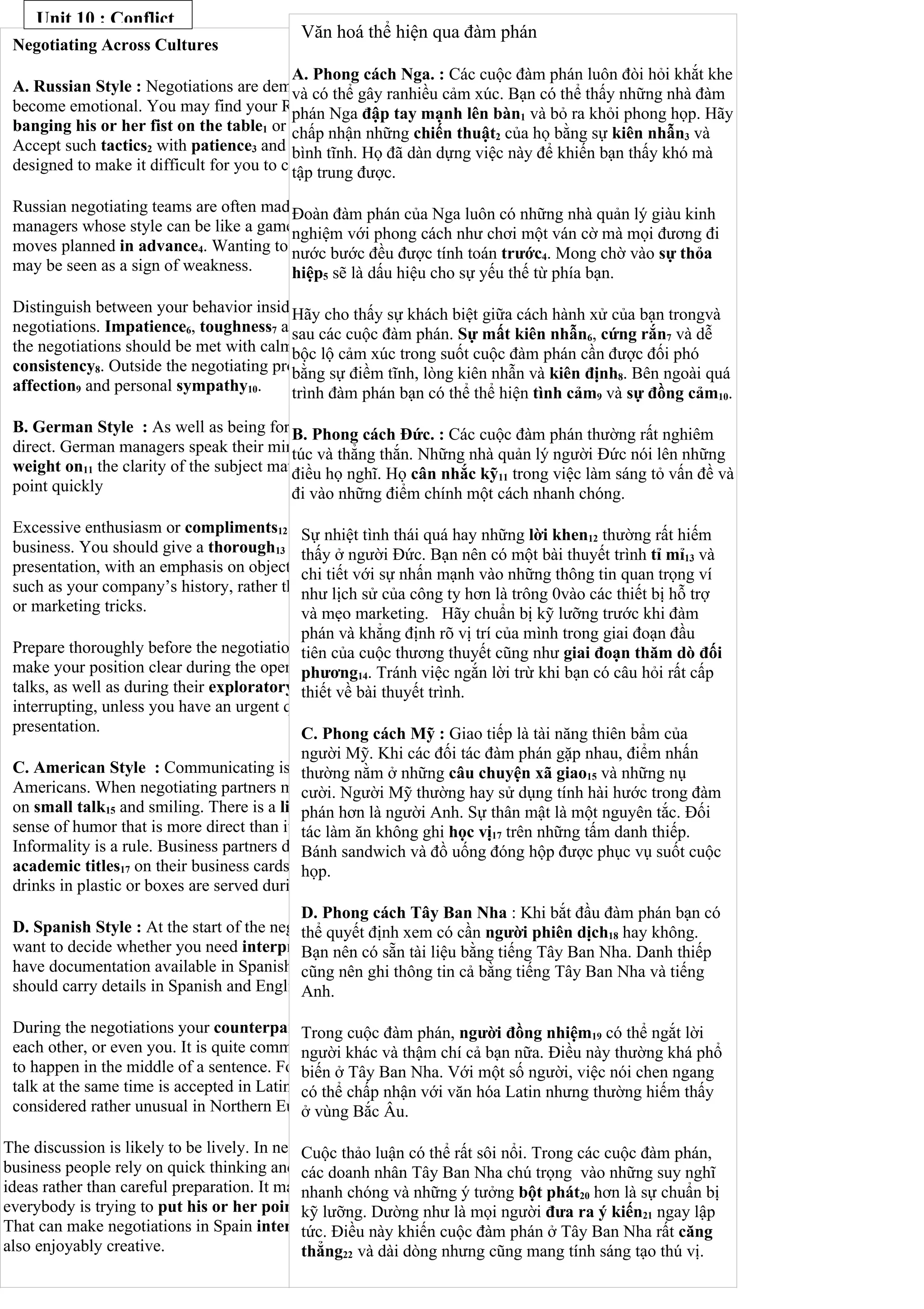 Market Leader Pre Intermediate Reading