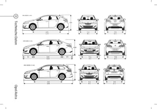 Technische Daten   Opel Astra
32
 