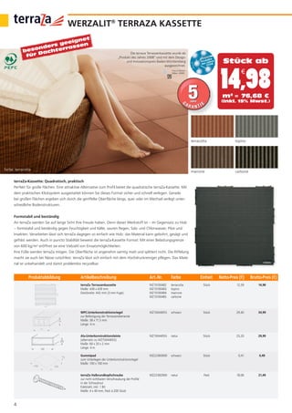 Preisliste wpc terrassendielen PDF