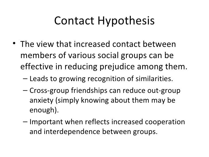 Extended contact hypothesis image