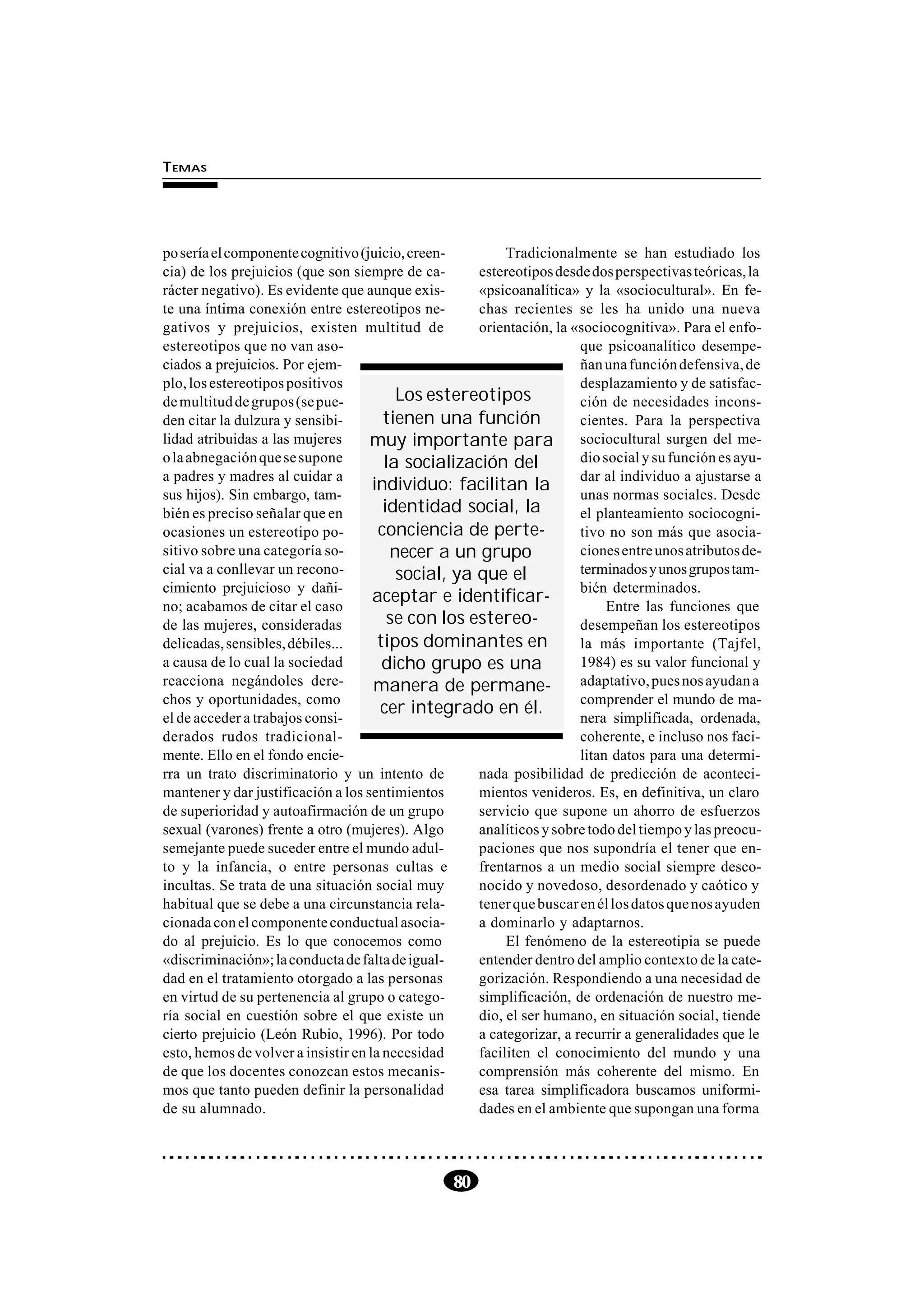Prejuicios y estereotipos de género | PDF