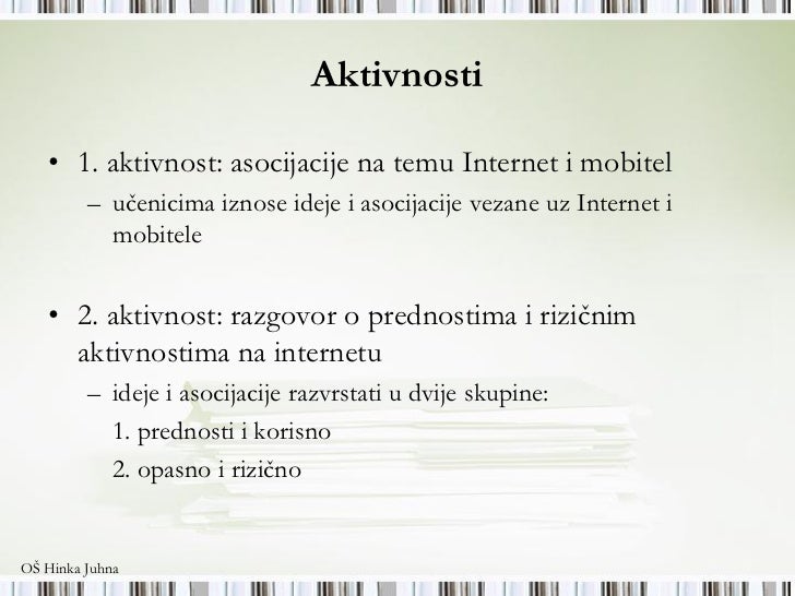 Internetsko upoznavanje sigurno ili rizično ppt