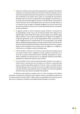 EDUCACION DE CALIDAD PARA TODOS