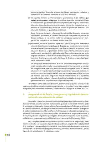 EDUCACION DE CALIDAD PARA TODOS