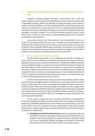 EDUCACION DE CALIDAD PARA TODOS