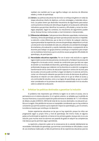 EDUCACION DE CALIDAD PARA TODOS