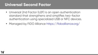 [LDAPCon 2019] LemonLDAP::NG 2.0: Mutli-factor authentication, Identity Federation, WebService and API protection  Slide 20