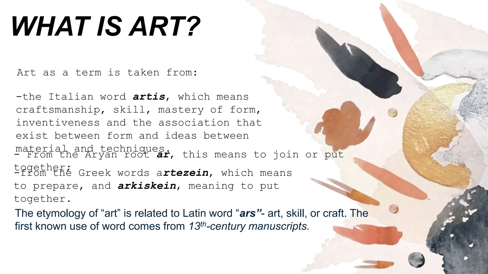 Art Appreciation- College Subject- GE 6. | PPTX