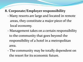 Resorts (Travel Management Prelim Notes) | PPTX
