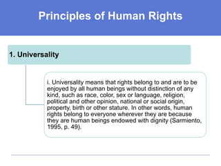 Universal Human Rights Principles Prelim_CLJ2_Human_Rights_Education.ppt