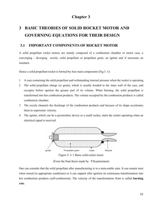 Preliminary design of solid propellant rocket engine for short range ...