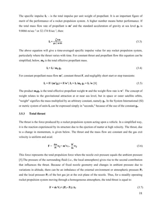 Preliminary design of solid propellant rocket engine for short range ...