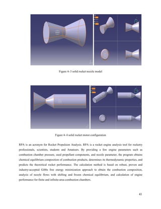 Preliminary design of solid propellant rocket engine for short range ...