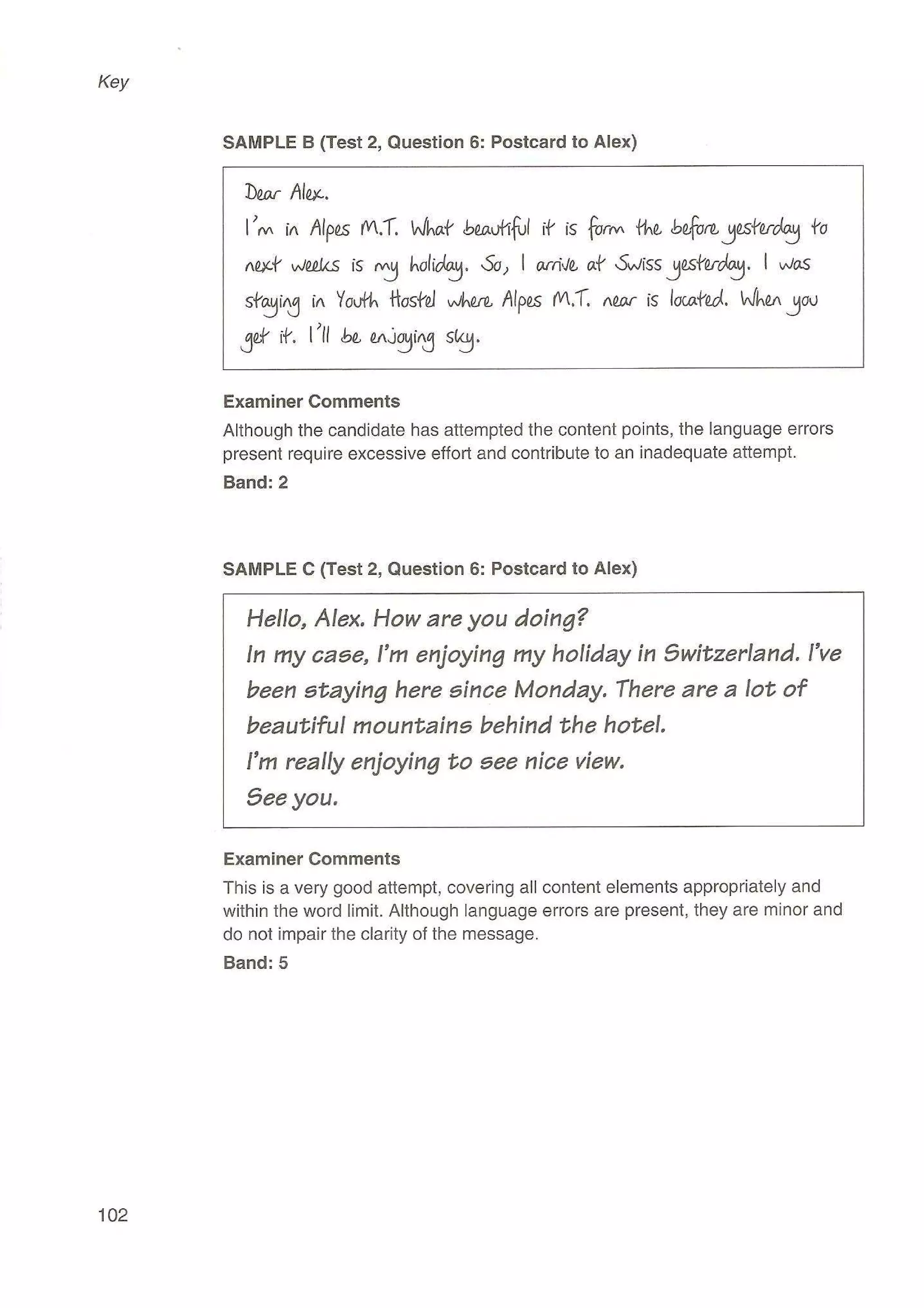 Preliminary English test 3 with answers. (2003)