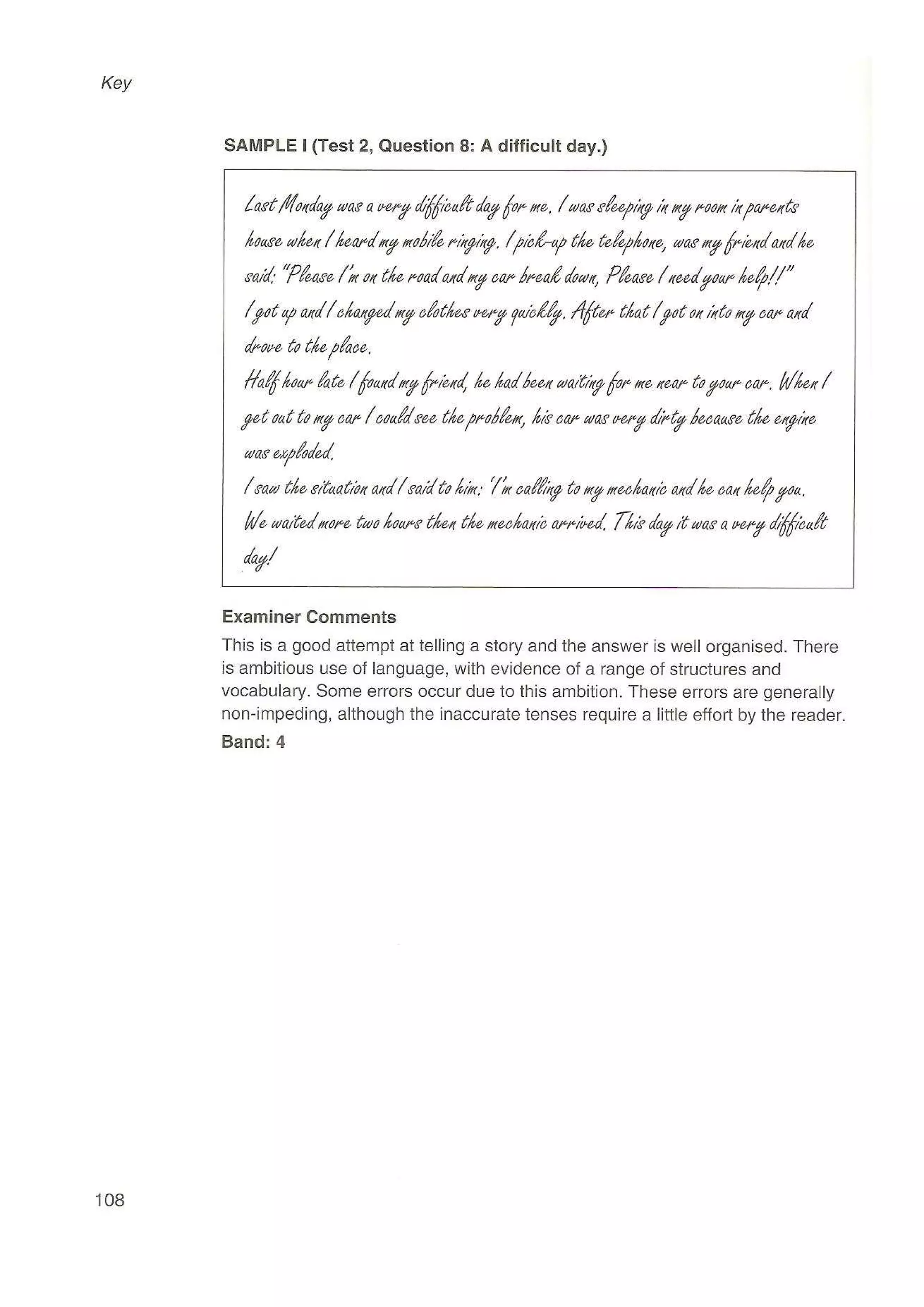 Preliminary English test 3 with answers. (2003)