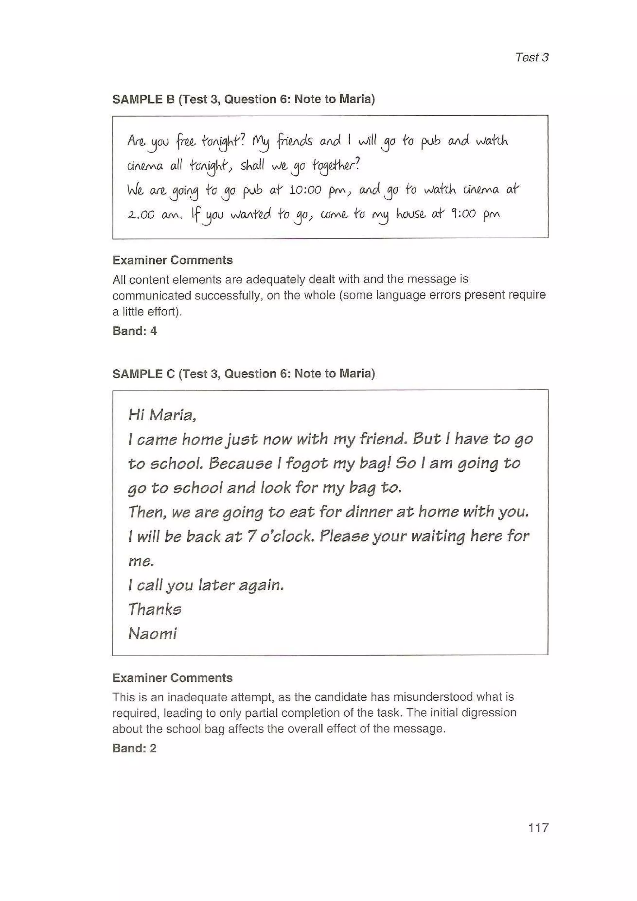 Preliminary English test 3 with answers. (2003)