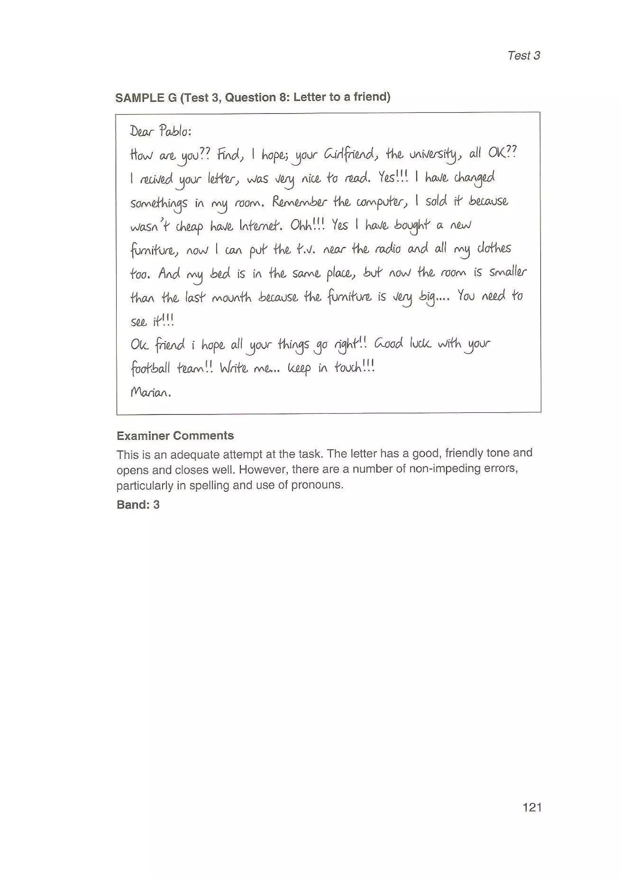 Preliminary English test 3 with answers. (2003)