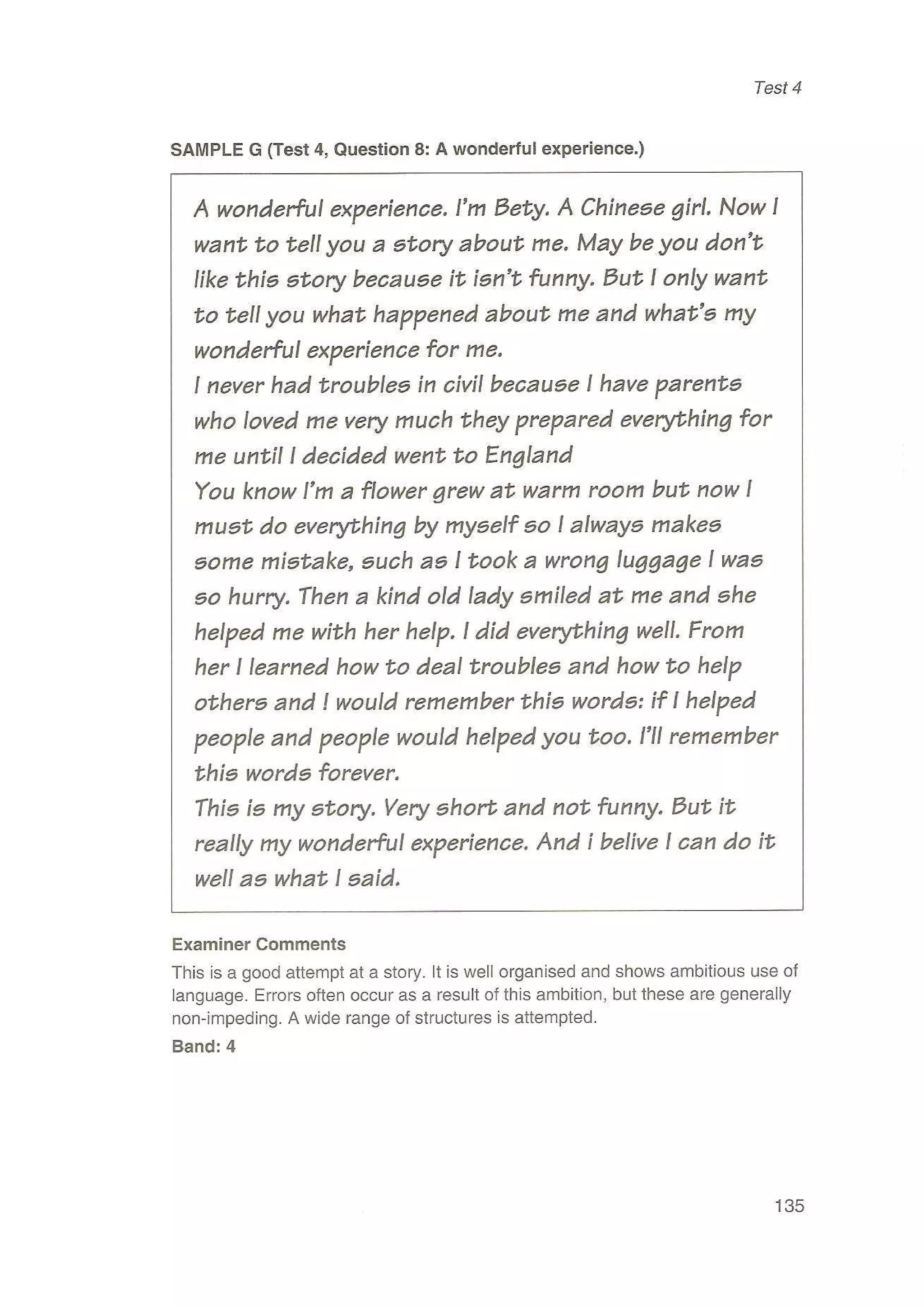 Preliminary English test 3 with answers. (2003)