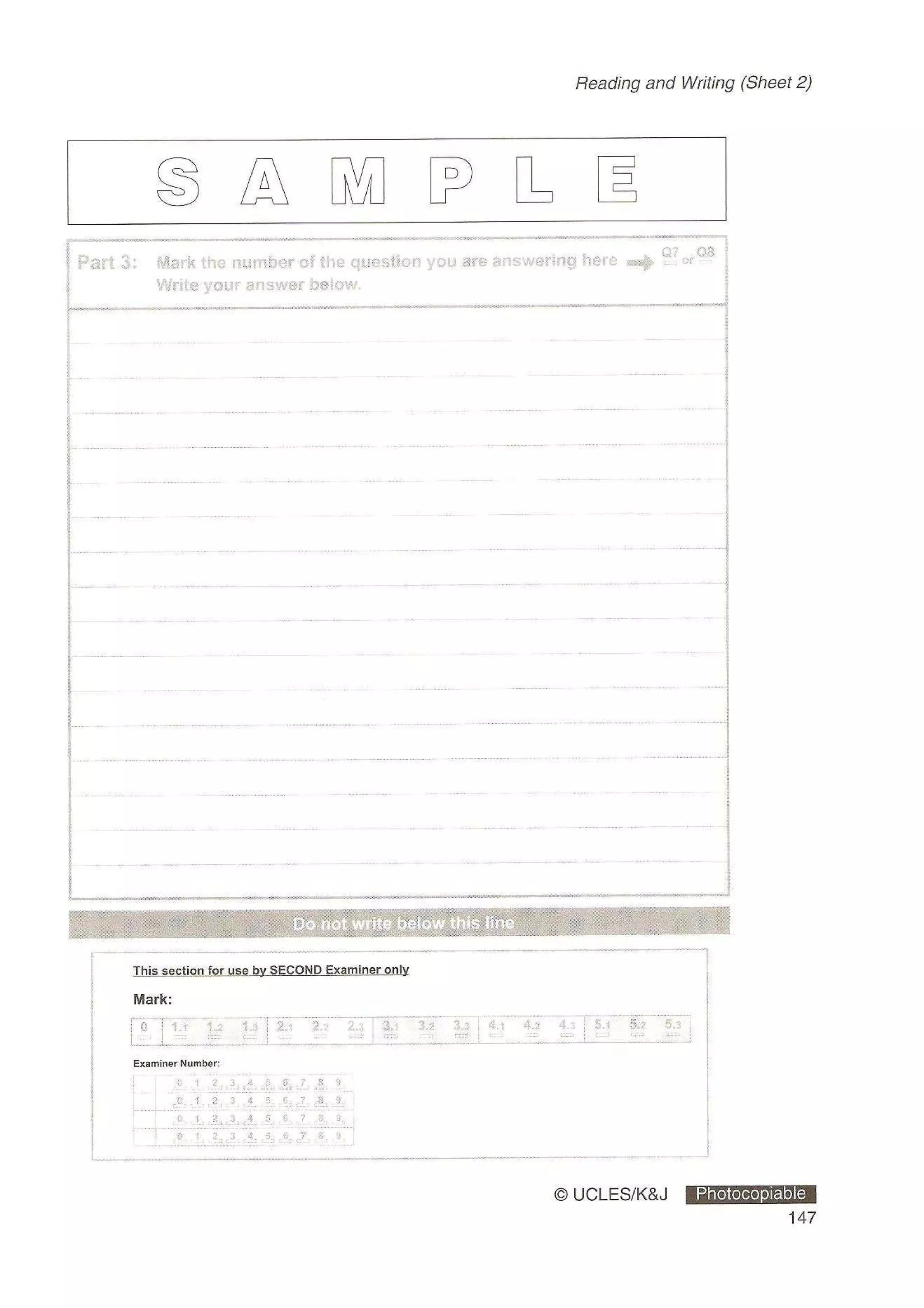 Preliminary English test 3 with answers. (2003)