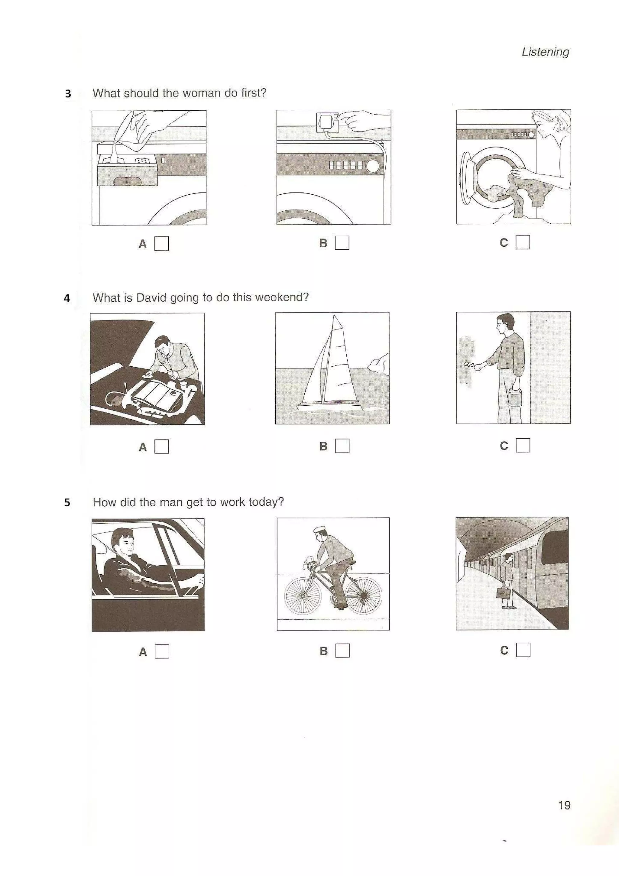 Preliminary English test 3 with answers. (2003)