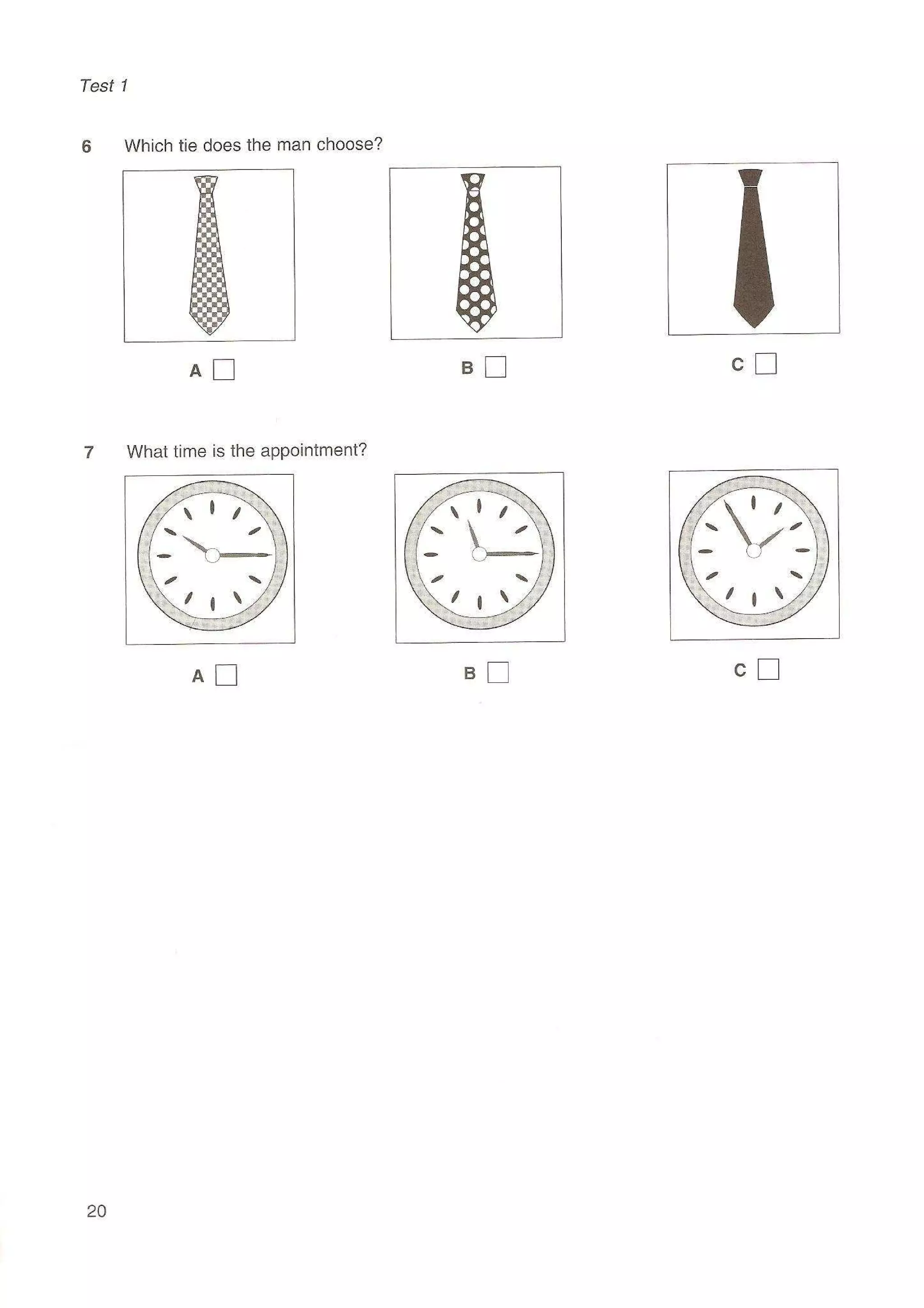 Preliminary English test 3 with answers. (2003)