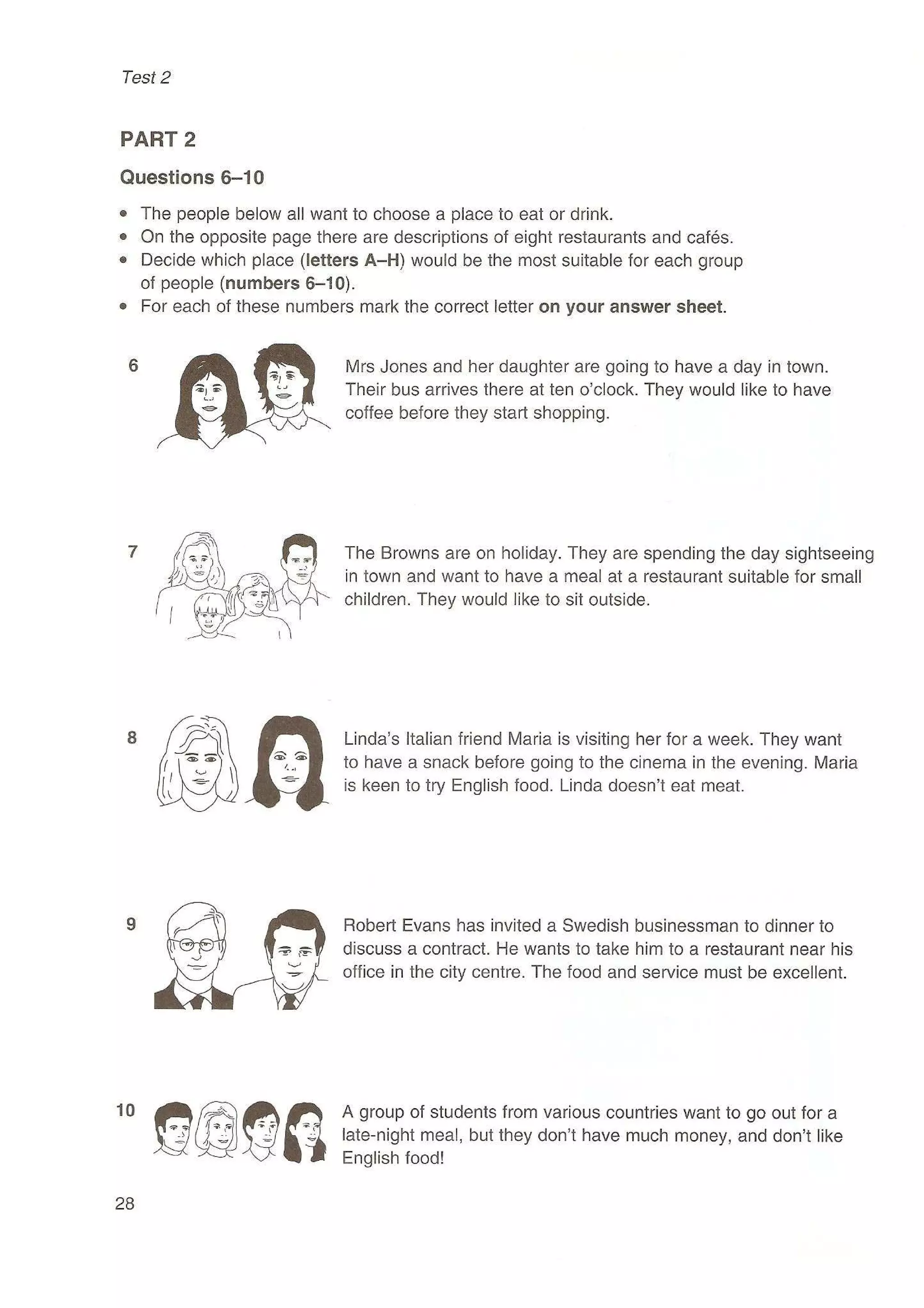 Preliminary English test 3 with answers. (2003)