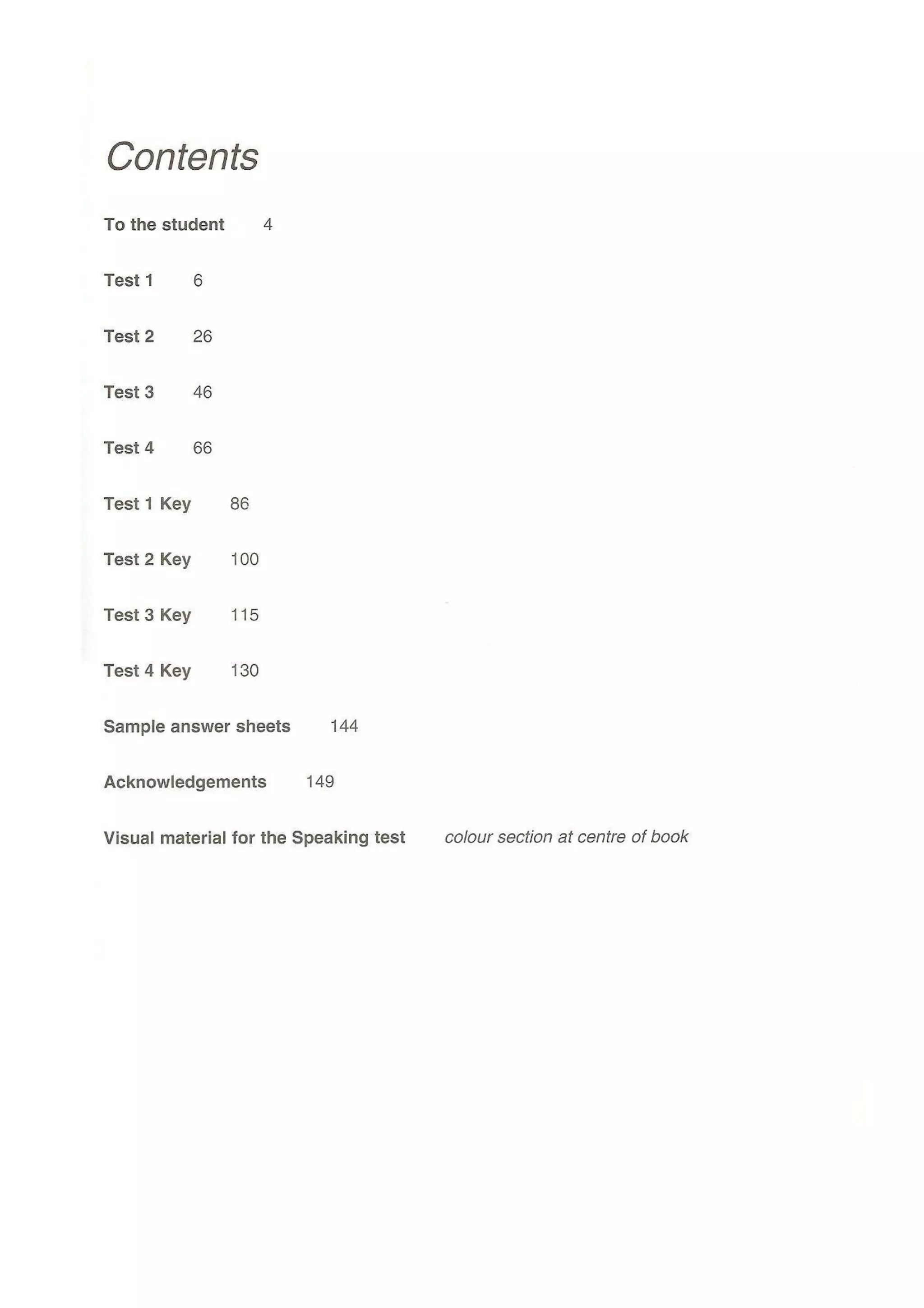 Preliminary English test 3 with answers. (2003)